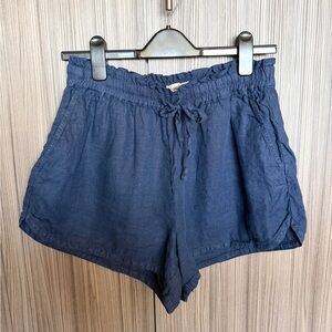 Faherty Laguna Linen Tie Waist Short